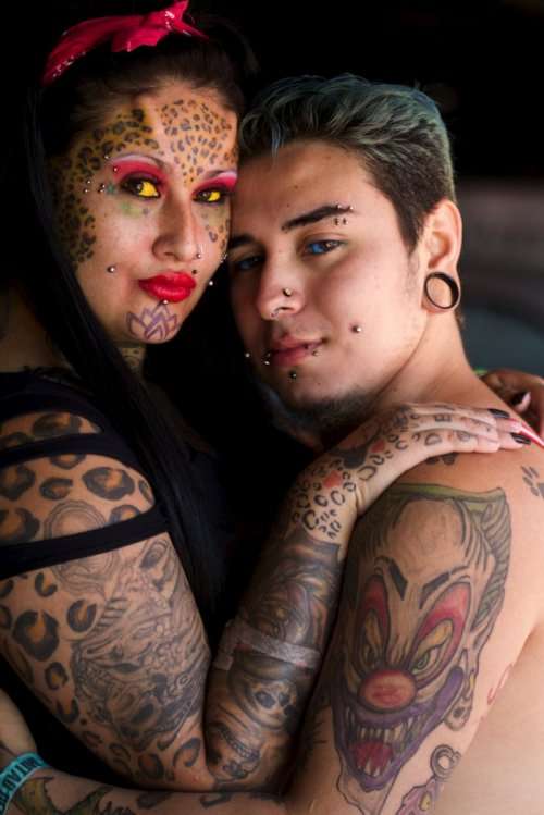 Тату-фестиваль Quito Tattoo Convention 2015 (12 фото)