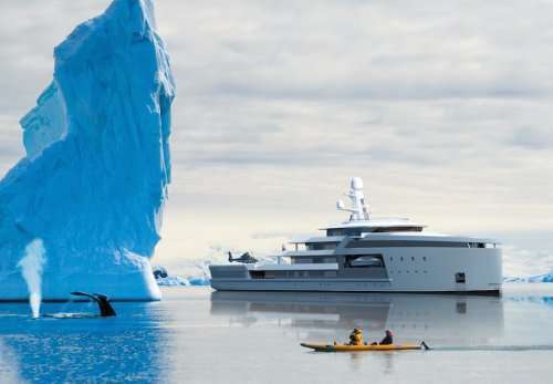 Роскошная яхта-ледокол SeaXplorer для комфортного путешествия (14 фото)