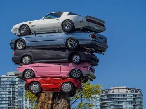 Арт-объект Trans Am Totem Маркуса Боукотта (5 фото)