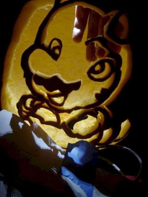 Неудавшиеся светильники Джека на Хэллоуин (12 фото)