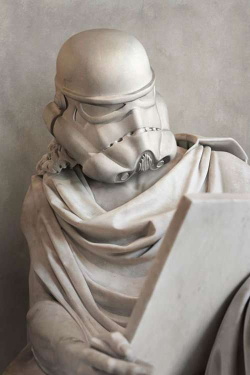 Персонажи из &quot;Звёздных войн&quot; в виде греческих скульптур (5 фото)