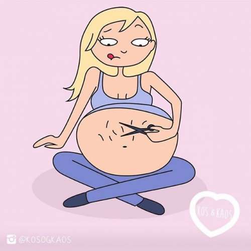 Будни беременных в иллюстрациях Лин Северинсен (18 фото)