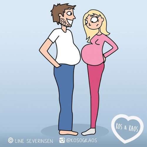 Будни беременных в иллюстрациях Лин Северинсен (18 фото)