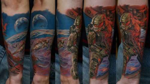 Реалистичные татуировки от Дмитрия Самохина (20 фото)