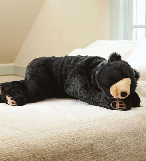 Спальный мешок в виде медведя не позволит другим потревожить ваш сон (5 фото)