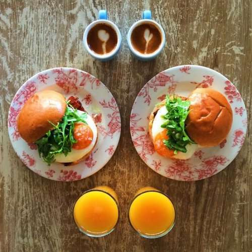 Симметричные завтраки Майкла Зи (15 фото)
