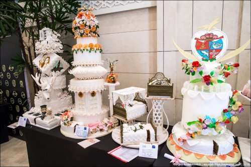 Свадебные торты на Culinary Art Show в Кувейте (16 фото)
