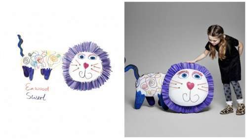 Игрушки, сделанные по детским рисункам (6 фото)