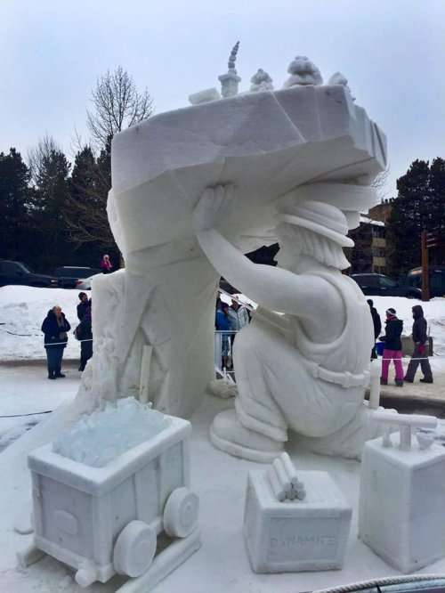 В городе Брекенридж прошёл Международный чемпионат снежных скульптур (18 фото)