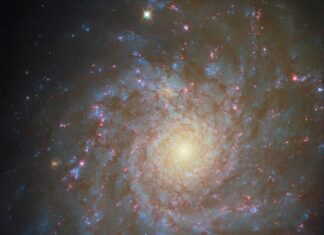 Космический телескоп Хаббл сделал потрясающий новый вид NGC 4571