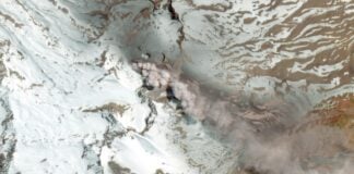 Стовп пилу долає кордони: Чилійський вулкан привертає увагу з космосу