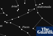 Venus en Saturnus komen samen in een verbluffend avondbeeld